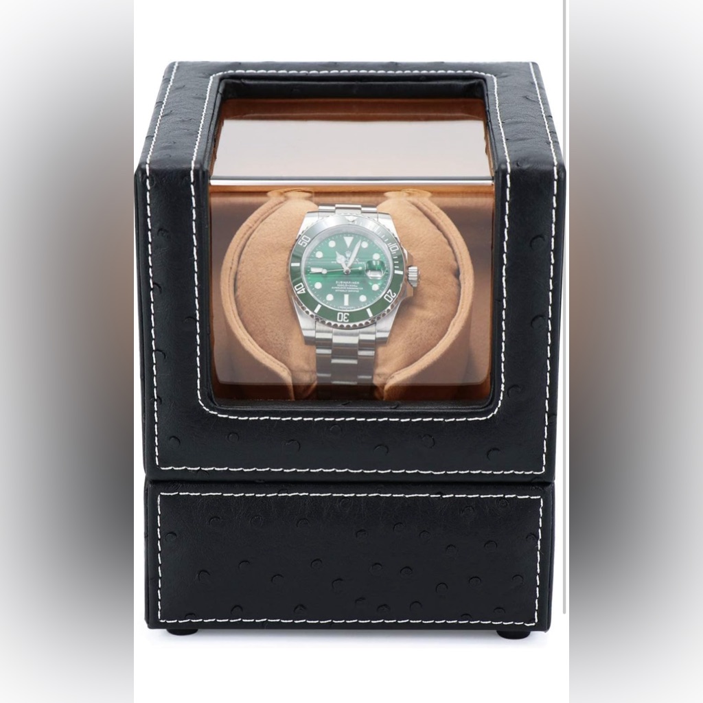 driklux automatic single watch winder for rolex and other luxury watches new